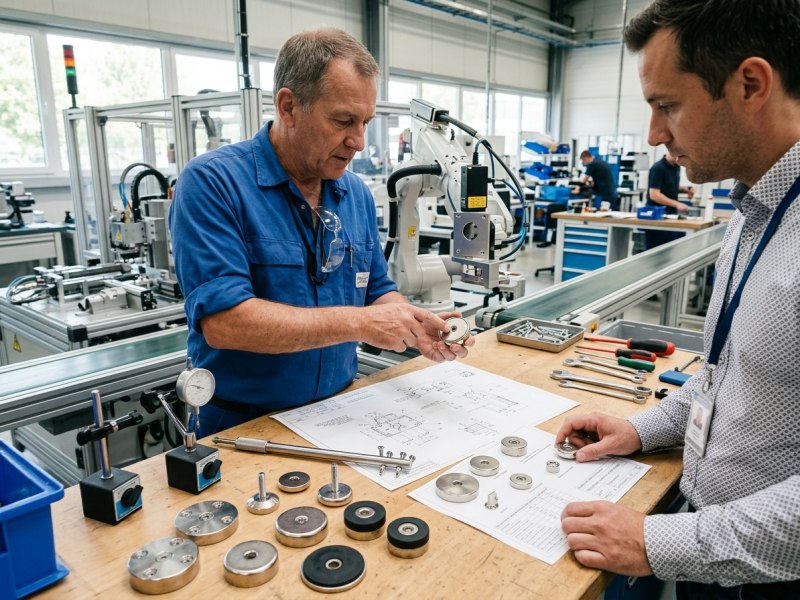 How to choose countersunk pot magnets for automation equipment mounting?