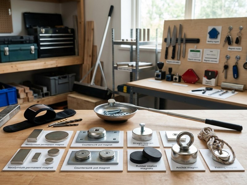 How to choose neodymium magnets by pull force, temperature, and size?