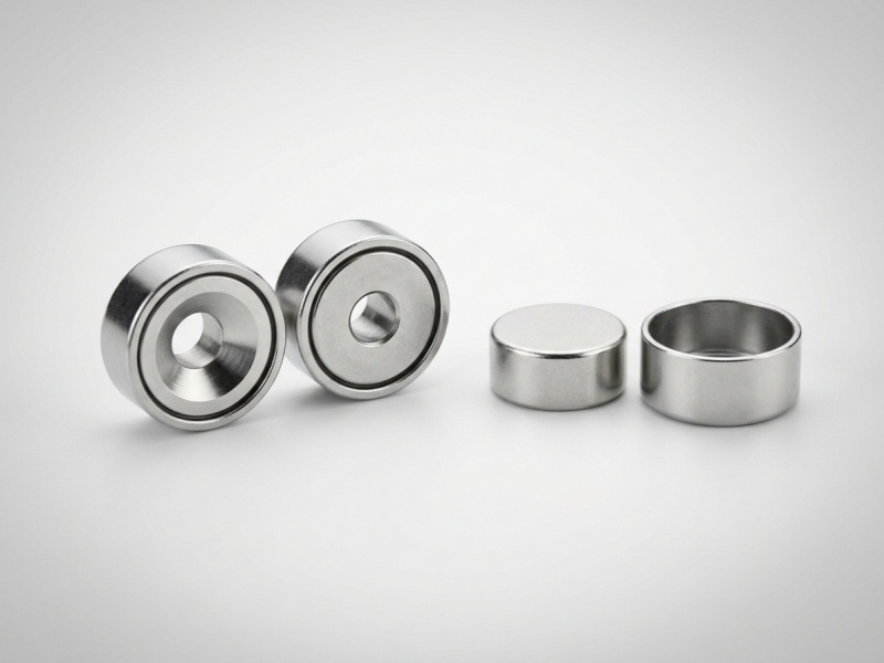 Why are pot magnet series better than bare magnets for industrial fixing?