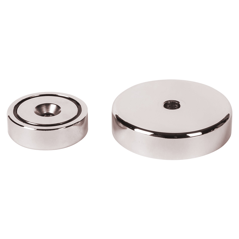 Pot magnet with countersunk hole-A series