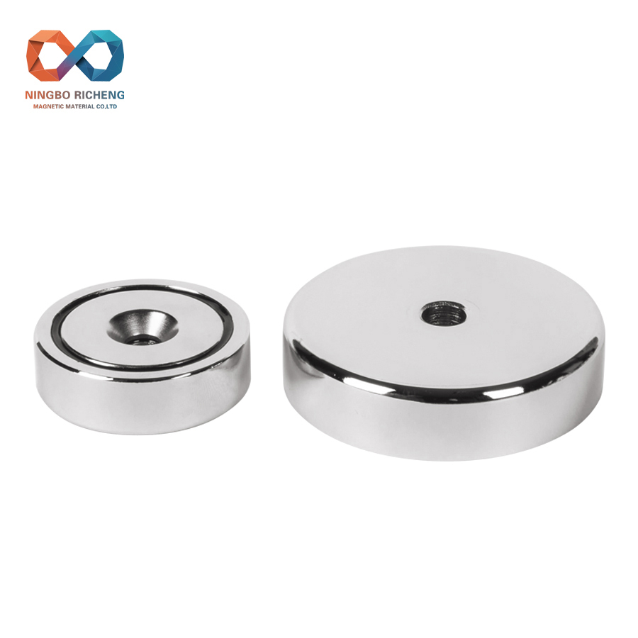 Pot magnet with Countersunk hole (A series, dimension from 10 to 90mm)