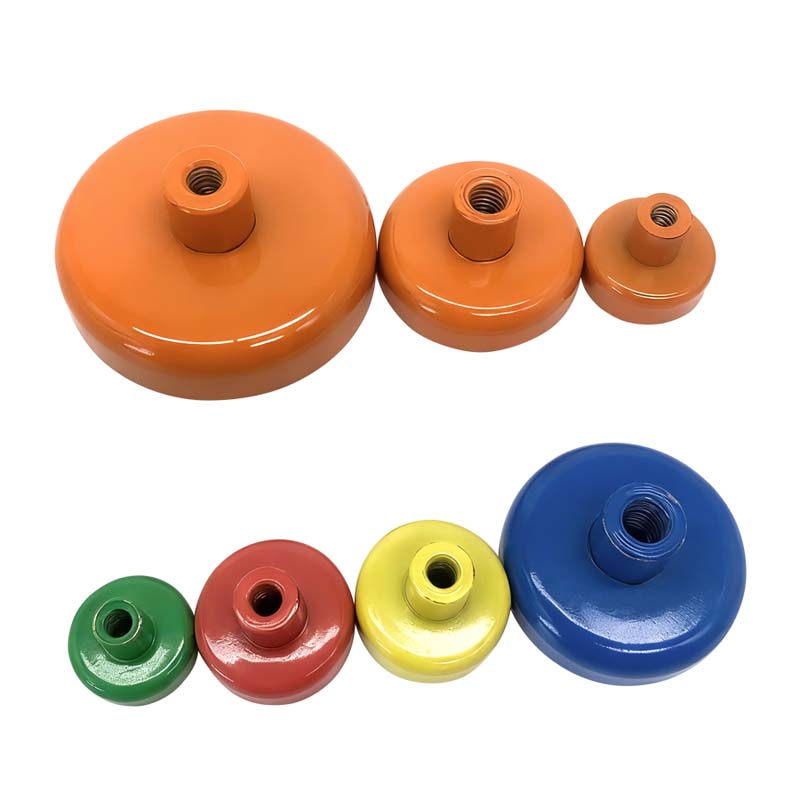 FERRITE POT magnet with internal thread (FD series)