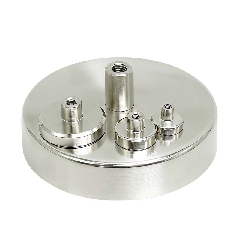 FERRITE POT magnet with internal thread (FD series)