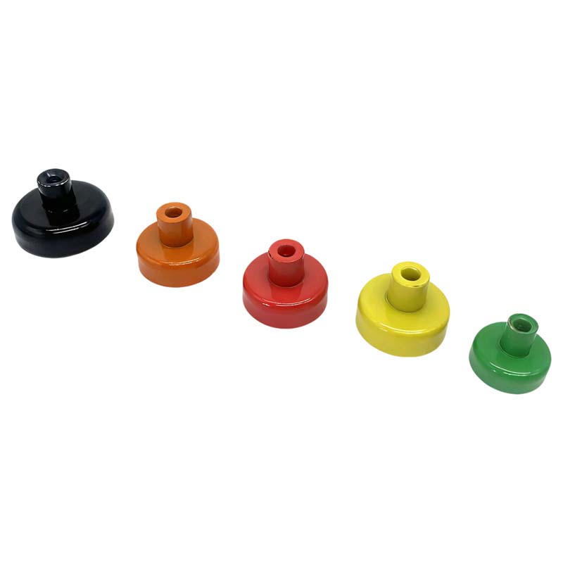 FERRITE POT magnet with internal thread (FD series)