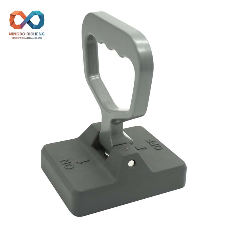 Square handheld magnetic picker for heavy objects (MP-14)