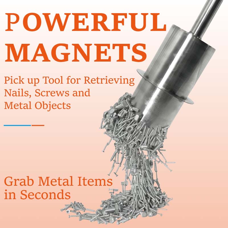 Handheld Magnet Picker with Quick Release