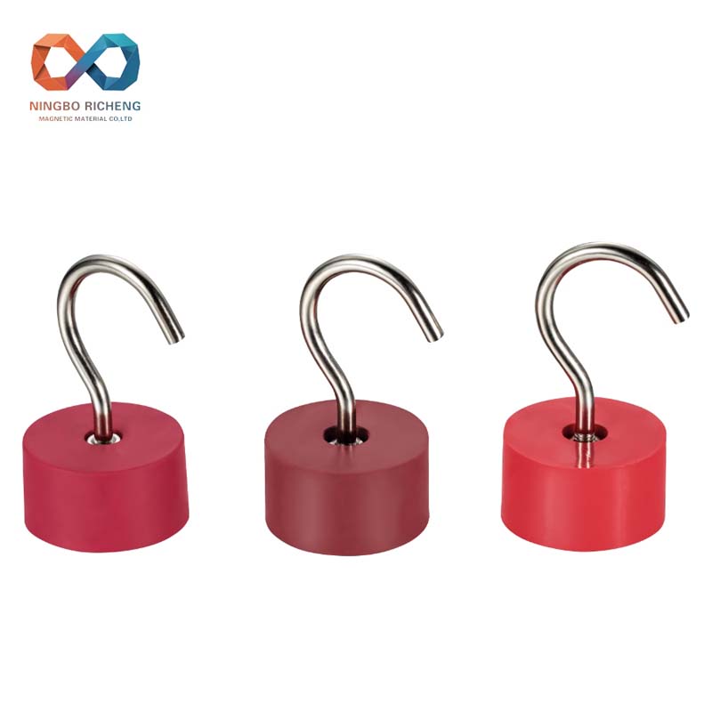 Rubber coated hook (RC, with different size, power and surface)