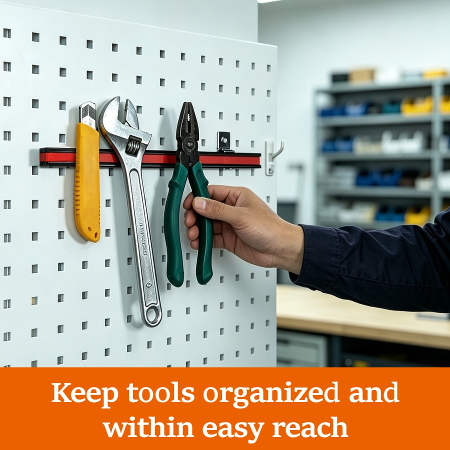 Magnetic Tool Holder Strip